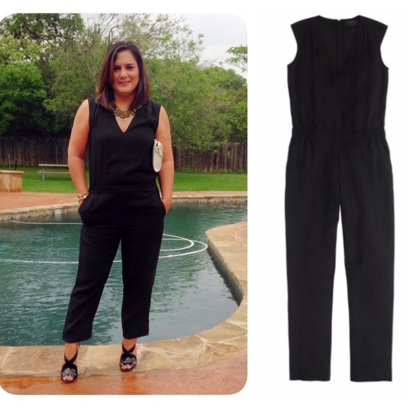 j crew crepe jumpsuit